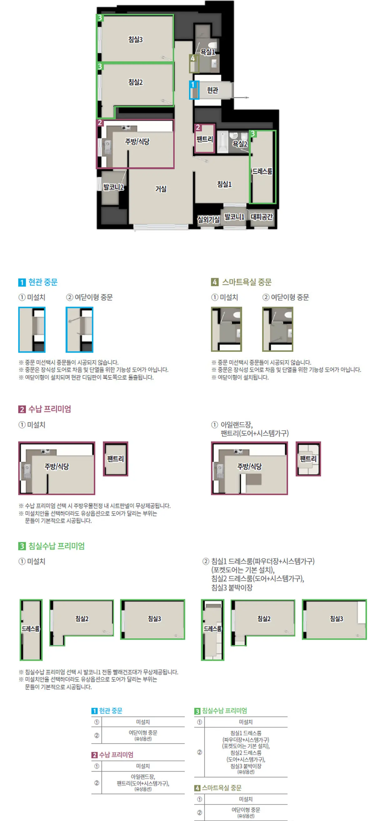 과천 푸르지오 라비엔오 84d타입